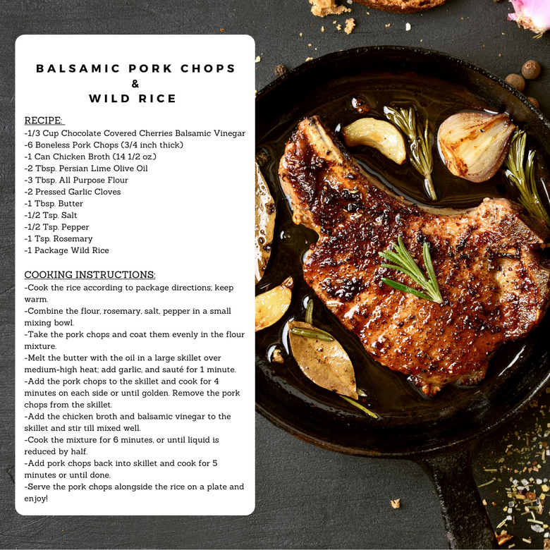 Balsamic Porkchop Dinner