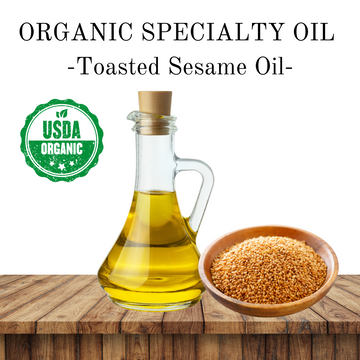 Organic - Specialty Oil - Toasted Sesame Oil - Expeller Pressed, Unrefined