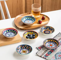 Accessories - 6 Pack Assorted Ceramic Round Dipping Bowl for Oils & Vinegars
