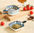 Accessories - 4 Pack Assorted Ceramic Square Dipping Bowl for Oils & Vinegars