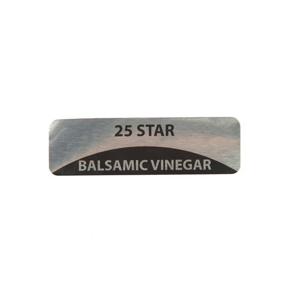 Miscellaneous Metallic Silver Vinegar Stickers (Pack of 100) - Cibaria Store Supply