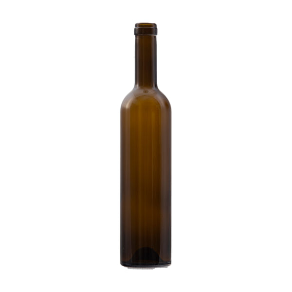 Bottle - 12/500ml Bordeaux Antique Green Glass - Cibaria Store Supply