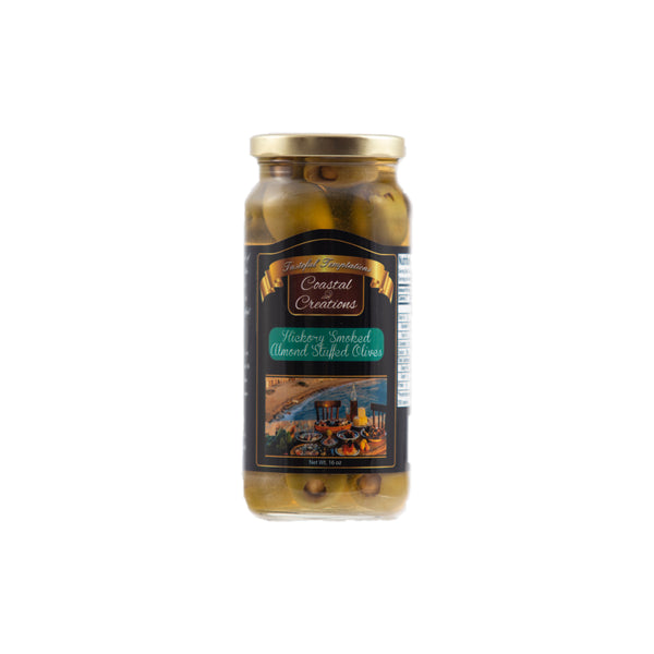 Stuffed Olives - Hickory Smoked Almond 12/16oz. - Cibaria Store Supply