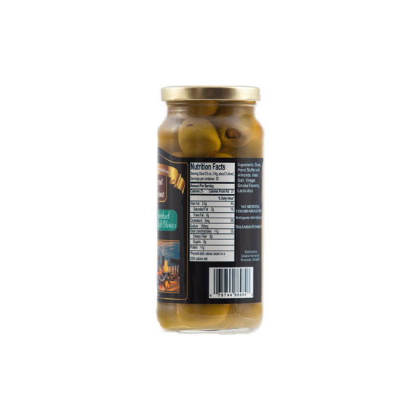 Stuffed Olives - Hickory Smoked Almond 12/16oz. - Cibaria Store Supply