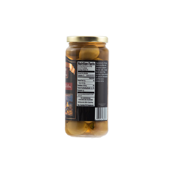 Stuffed Olives - Jalapeno 12/16oz. - Cibaria Store Supply