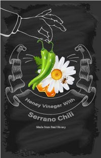 Vinegar - Honey Vinegar with Serrano Chili - Cibaria Store Supply