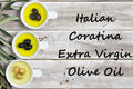 Extra Virgin Olive Oil - Italian Coratina